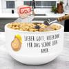 Mr. & Mrs. Panda Hedgehog Praying Dessert Bowl view 4