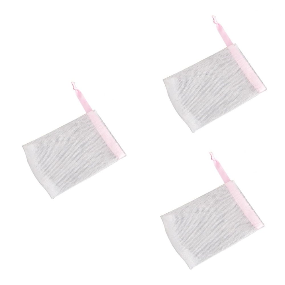 DOITOOL 15-Piece Soap Saver and Exfoliating Net Set for Handmade Soap