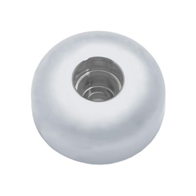 MERKUR 4006 Matte Chrome Razor Stand | Non-Slip, Straight Cut | Made in Germany