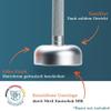 MERKUR 4006 Matte Chrome Razor Stand | Non-Slip, Straight Cut | Made in Germany view 2