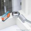 MERKUR 4006 Matte Chrome Razor Stand | Non-Slip, Straight Cut | Made in Germany view 4