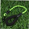 FOMIYES 3-Piece Reflective Nylon Dog Leash, Short Leash for Small and Medium Dogs, Green view 3
