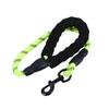 FOMIYES 3-Piece Reflective Nylon Dog Leash, Short Leash for Small and Medium Dogs, Green view 4
