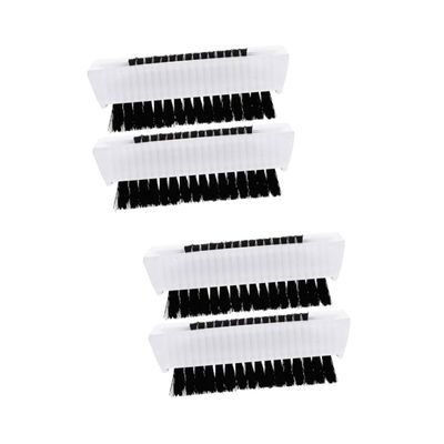FRCOLOR 4-Piece Double-Sided Nail Brushes, Soft Non-Slip Nail Cleaners for Home and Travel, Promotes Healthy Nail Growth