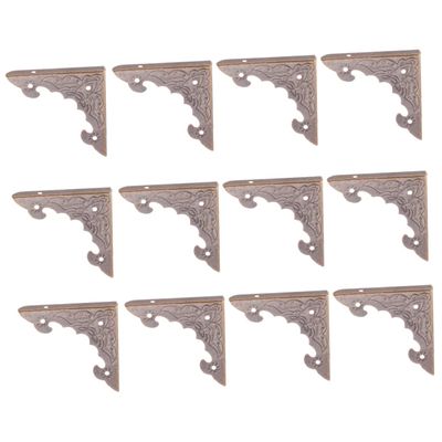 Retro Iron Corner Protectors for Jewelry Boxes