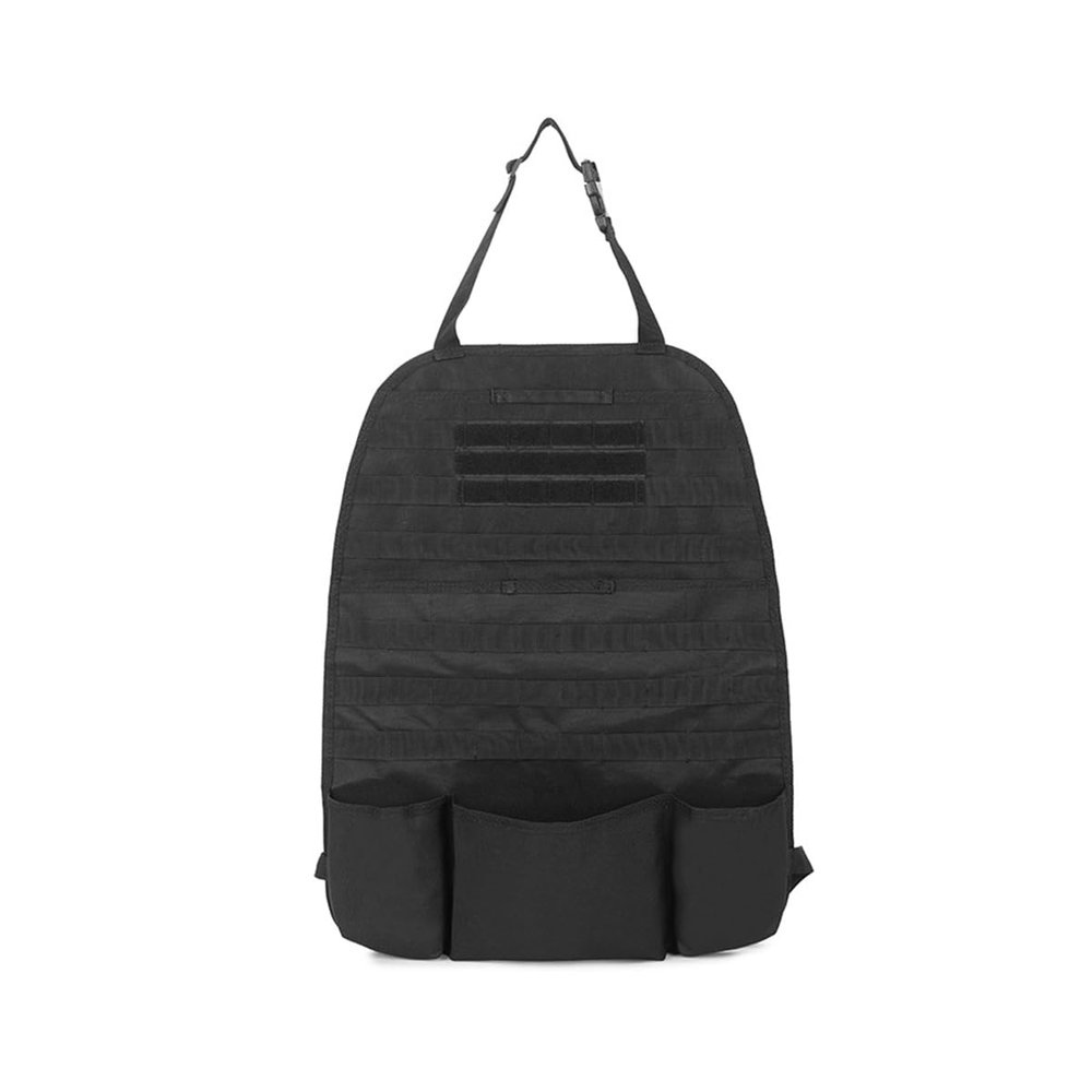 CGEAMDY Tactical Car Seat Back Organizer with Adjustable Straps