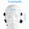 Adjustable Transparent Protective Mask for Broken Nose, Breathable Face Guard for Adults and Teens view 2