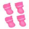Parliky Candy Color Pet Rain Boots view 1