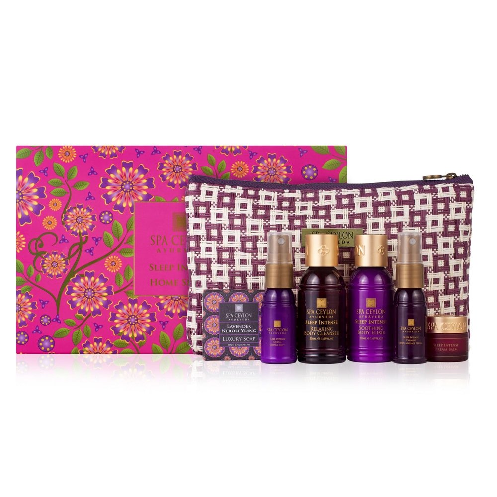 SPA CEYLON Sleep Intense Home Spa Set with Lavender, Ylang-Ylang & Patchouli