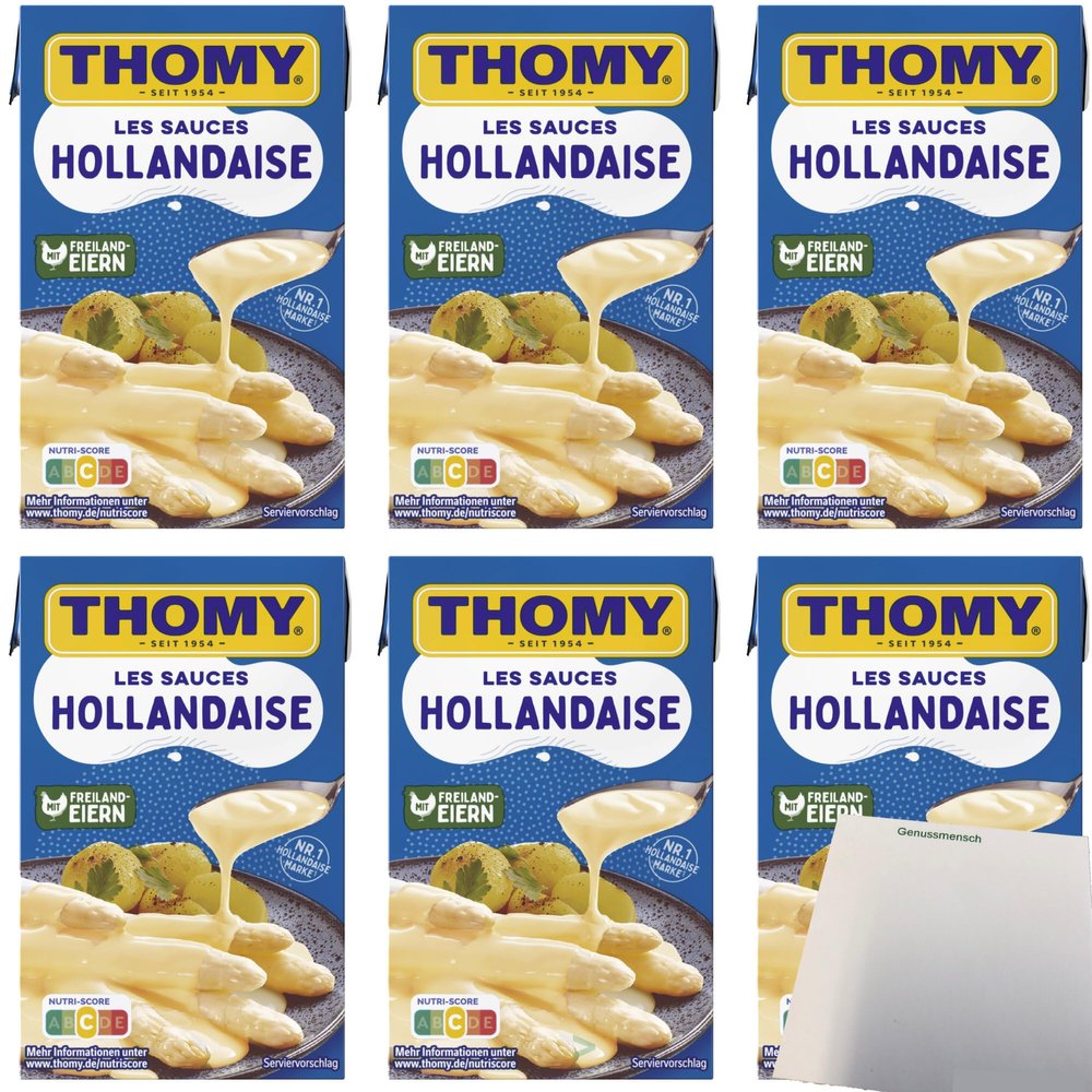 Thomy Les Sauce Hollandaise 6-Pack (6 x 250 ml) + usy Block