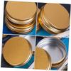 DOITOOL 2-Piece Aluminum Storage Boxes, Lightweight and Practical, for Creams, Lip Balm, Cosmetics and More view 3