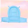 KOMBIUDA 4-Piece Baby Bath Net, Plastic and Cotton, Breathable, with Hooks, Blue view 4