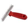 FRCOLOR Pet Comb for Dogs with Non-Slip Grip and Stainless Steel Bristles view 1