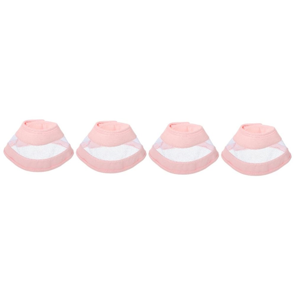 FRCOLOR 4-Pack Cat Cone Collars, Breathable and Soft, Adjustable, for Small Cats and Kittens