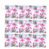 Flamingo Printed Paper Napkins, White, Disposable view 3