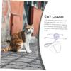 Adjustable Nylon Cat Harness with Backpack, 1 Set with Leash view 3
