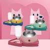 Double Stainless Steel Pet Feeder with Removable Bowls and Slow-Feeding Design view 4