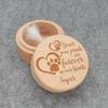 TENWEL Personalized Wooden Pet Memorial Box with Lid view 2