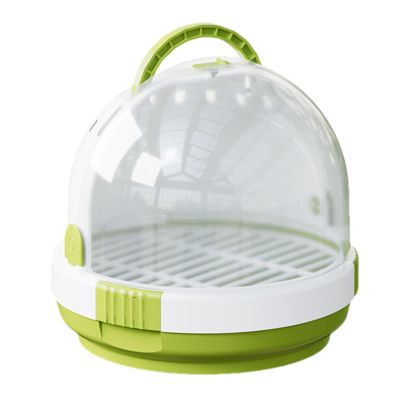 Opilroyn Bird Travel Carrier - Lightweight Transparent, Breathable Carrier for Small Birds and Parrots