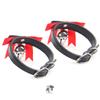 Stylish Dog Collar with Bow Tie and Bell view 2