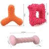 Kapmore Interactive Soft Square Squeaky Washable Dog Chew Toy for Aggressive Chewers view 4