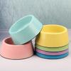 Solid-Color Bamboo Dog Bowl, Non-Slip Puppy Feeding Bowl view 3