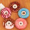 Adjustable Plush Dog Collar: Kitten Donut Recovery Collar view 4