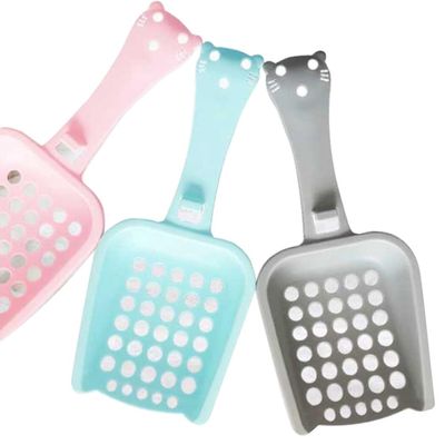 OLACD Cat Litter Scoop Set, 3-Piece, Durable Plastic, Slotted Design