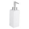 Refillable Dispenser Bottle, 350 ml, White, Pump Design view 1