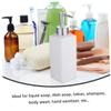 Refillable Dispenser Bottle, 350 ml, White, Pump Design view 3