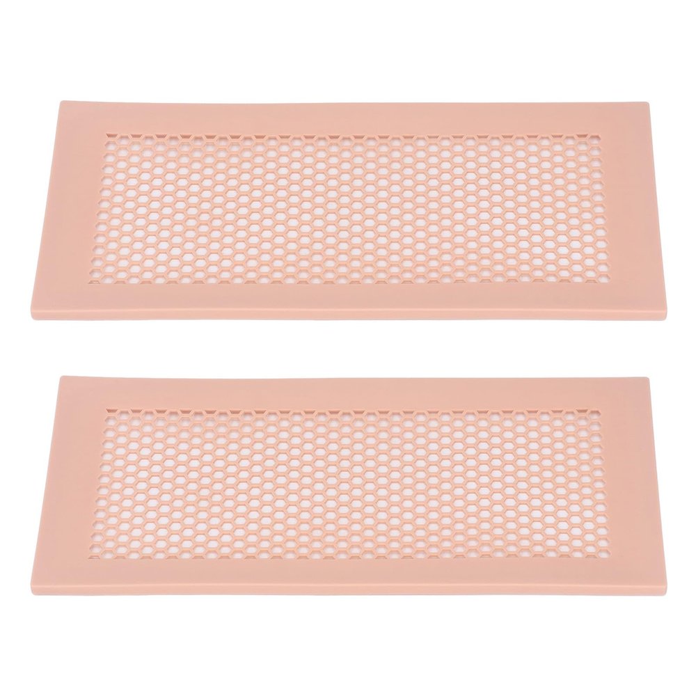 2-Piece Silicone Vent Covers for Babies, Brown