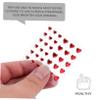 Beavorty 15-Sheet Rhinestone Face Stickers, Reusable Body Gems for Festivals, Parties, Halloween and Cosplay view 2