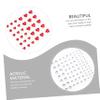 Beavorty 15-Sheet Rhinestone Face Stickers, Reusable Body Gems for Festivals, Parties, Halloween and Cosplay view 3