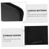Canvas and PU Hairdressing Tool Bag, Black, for Scissors view 2