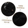 DOITOOL 2-Piece Men's Real Hair Toupee for Bald Heads, Invisible Natural Look, Anti-Slip, Black view 2