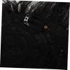 DOITOOL 2-Piece Men's Real Hair Toupee for Bald Heads, Invisible Natural Look, Anti-Slip, Black view 4