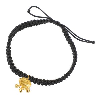 Beavorty Golden Pet Collar with Bell and Lock