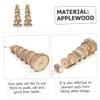 Angoily Safe Durable Wooden Chew Toy for Hamsters - 2 Pack view 3