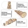 Angoily Safe Durable Wooden Chew Toy for Hamsters - 2 Pack view 4