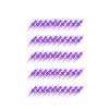 WuDzhi 50-Piece Tattoo Cartridge Needles #10 Standard Round Shader 3RS 5RS 7RS 9RS 11RS for Rotary Tattoo Machines (Color: Purple, Size: 50PCS 1007RS) view 1