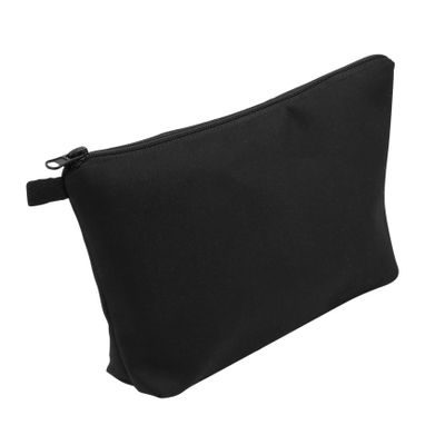 DOITOOL 2-Piece Black Cosmetic Bags, Travel Makeup Pouches