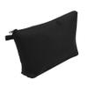 DOITOOL 2-Piece Black Cosmetic Bags, Travel Makeup Pouches view 1