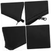 DOITOOL 2-Piece Black Cosmetic Bags, Travel Makeup Pouches view 3