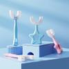 Safe U-Shaped Toothbrush for Children with Massaging Silicone Head view 4