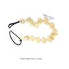 Gold-Tone Alloy Hollow Rose Headband view 2