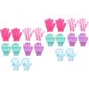DOITOOL 20-Pack Bath Gloves, Polyester Exfoliating Body Scrubbers view 3