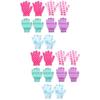 DOITOOL 20-Pack Bath Gloves, Polyester Exfoliating Body Scrubbers view 4