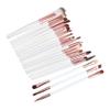DOITOOL 20-Piece Makeup Brush Set with Wooden Handles, Powder, Foundation, Concealer and Eyeshadow Brushes for Teenagers, White view 1