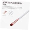 DOITOOL 20-Piece Makeup Brush Set with Wooden Handles, Powder, Foundation, Concealer and Eyeshadow Brushes for Teenagers, White view 4