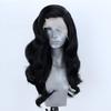 KAMIMASU 24-Inch #1B Natural Black Body Wave Lace Front Wig view 3